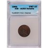 Image 1 : 1863 CIVIL WAR TOKEN ICG AU-53 DETAILS
