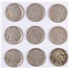 Image 1 : (9) 1913-S I BUFFALO NICKELS AG/G