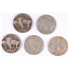 Image 2 : (5) 1914 BUFFALO NICKELS FAIR/AG