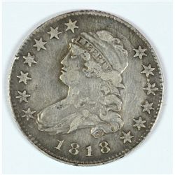 1818 BUST QUARTER (B-2) F/VF (NICE COIN)