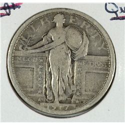 1917 I STANDING LIBERTY QUARTER FINE