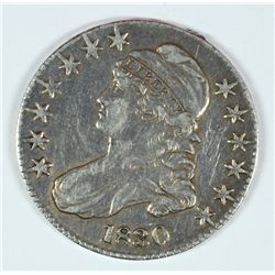 1830 BUST HALF DOLLAR VF DETAILS