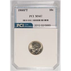 1960 ROOSEVELT DIME, PCI MS-67 FULL TORCH  LISTS FOR $350.00