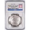 Image 1 : 2014 BASEBALL HALL OF FAME SILVER DOLLAR, NGC PROOF-70 ULTRA CAMEO  BEAUTIFUL!