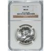 Image 1 : 1964 KENNEDY HALF DOLLAR, NGC MS-65