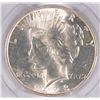 Image 2 : 1923-D PEACE SILVER DOLLAR, PCGS MS-64+ BLAST WHITE, LOOKS MS-65 TO US