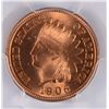 Image 2 : 1906 INDIAN HEAD CENT, PCGS MS-66 RED!  CAC  BLAZING RED, RARE!!!