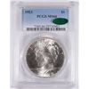 Image 1 : 1923 PEACE SILVER DOLLAR, PCGS MS-66 CAC  BLAST WHITE, RARE!!