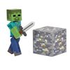 Image 1 : NEW MINECRAFT Overworld Core ZOMBIE Action Figure Toy