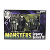Image 2 : UNIVERSAL MONSTERS B&W Legacy 3 Action Figure Set