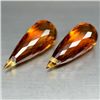 Image 1 : LOT OF 44.53 CTS OF GOLDEN ORANGE BRAZIL CITRINE