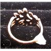 Image 2 : ROSE GOLD PLATED MULTI COLOR  AUSTRIAN CRYSTAL RING SIZE 8"