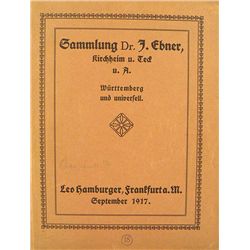 SAMMLUNG DES HERRN DR. J. EBNER.