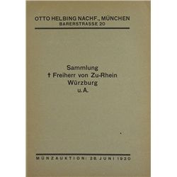 SAMMLUNG FREIHERR VON ZU-RHEIN