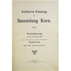 AUKTIONS-KATALOG DER SAMMLUNG KORN