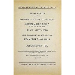 SAMMLUNG PROF. DR. ALFRED NOSS