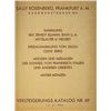 Image 1 : ROSENBERG VERSTEIGERUNGS-KATALOG