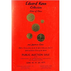 EDUARD KANN COLLECTION, COINS OF CHINA