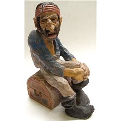 Andy Anderson Pirate caricature carving