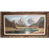 Image 1 : Arnberger: Swiss Alps Oil Painting