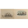 Image 1 : Whale Capsizing Sketch, c. 1870s, John Mazzanovich