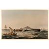 Image 1 : "Sperm Whaling, No. 1---The Chase" Color Lithograph
