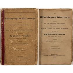 Washington Directory 1822