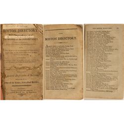 Boston Directory, 1798