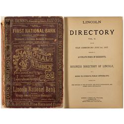 Lincoln Directory for 1887