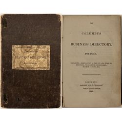 Columbus, OH Business Directory, 1843-44