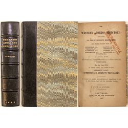 Western Address Directory, 1837