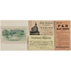 4 choice San Francisco business cards