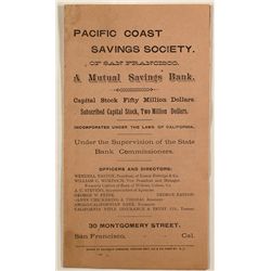 Pacific Coast Savings Society pamphlet