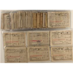 Southern Pacific Railroad Expense Bills