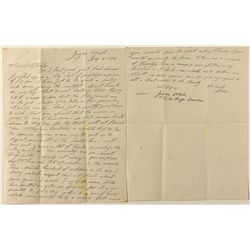 Logging railroad letter