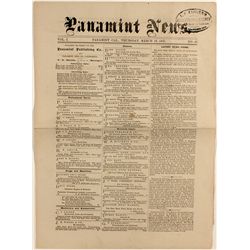 Panamint Newspaper March 18, 1875. Vol 1