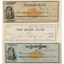 Three Choice Bodie Bank Checks