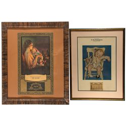Framed Mother Lode Calendar Artwork Pair