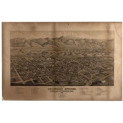 Colorado Springs 1882 Map