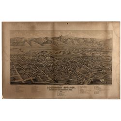 Colorado Springs 1882 Map