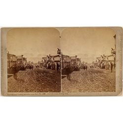 Chestnut St., Leadville, CO Stereoview