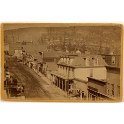 Street Scene, Leadville, CO Cabinet Card