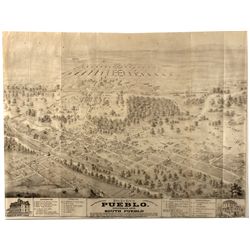 Birds-Eye View of Pueblo, Colorado