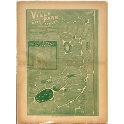 Villa Park, Denver, Colorado land map