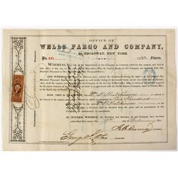 Wells Fargo and Co. Stock Certificate
