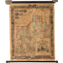 Map of New England 1849