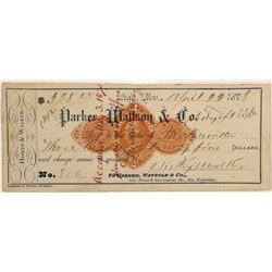 Rare Lida, Nevada Check 1873