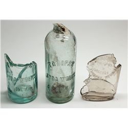 Rare Tonopah Embossed Bottle Parts