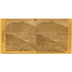Stereoview of Virginia City Looking East