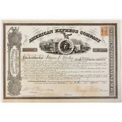 American Express Co. Stock Certificate 1866